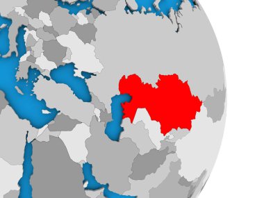 Kazakistan dünya üzerinde