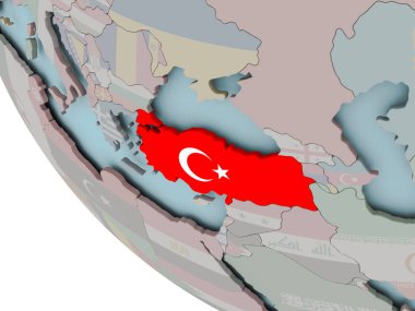 Türkiye bayrak çizim ile