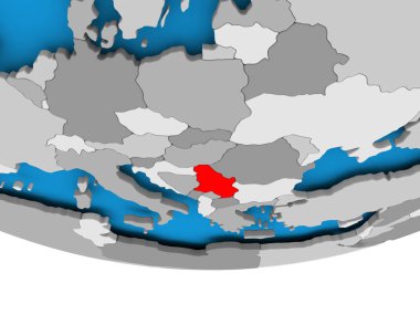 Dünya üzerinde Sırbistan