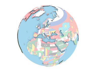 Makedonya izole küre üzerinde