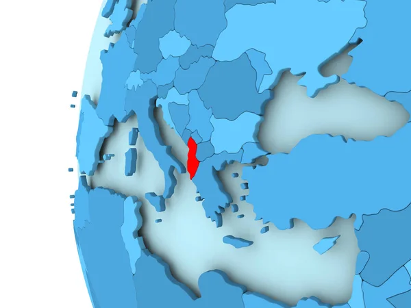 Kaart van Albanië — Stockfoto