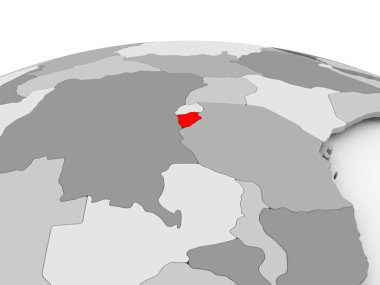 Burundi gri dünya üzerinde