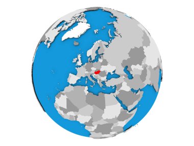 Macaristan izole küre üzerinde