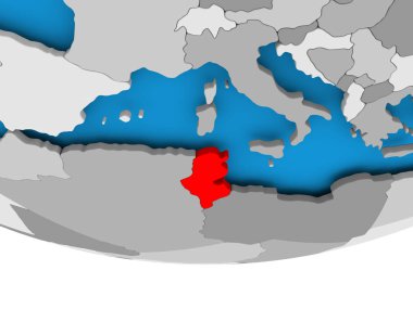 Tunus dünya üzerinde