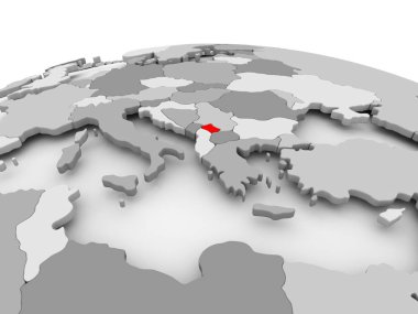 Kosova gri dünya üzerinde