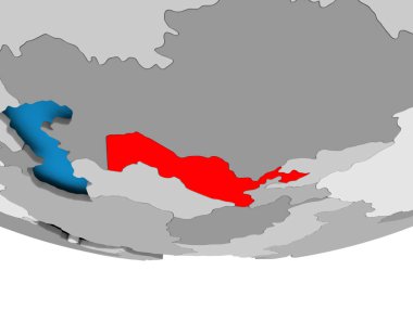 Özbekistan Globe