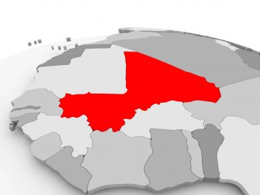 Mali gri dünya üzerinde