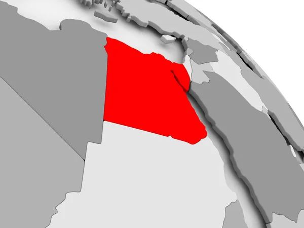 Mapa Egiptu — Zdjęcie stockowe