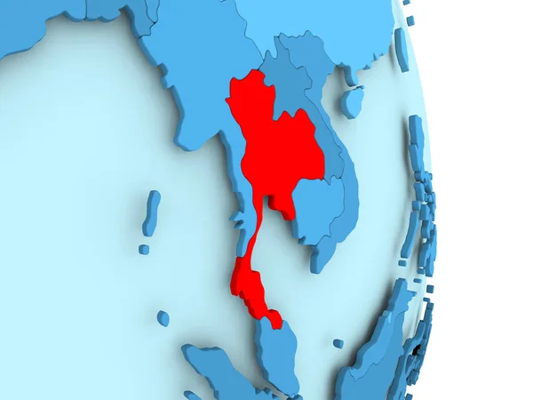 Mapa de Cozinha tailandesa em vermelho — Fotografia de Stock