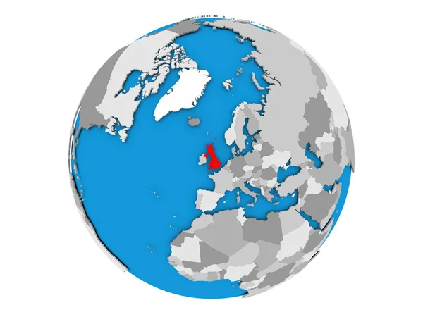 Amerika Birleşik Devletleri izole küre üzerinde — Stok fotoğraf