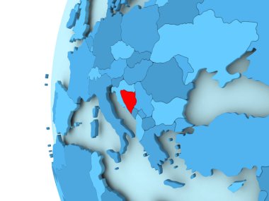 Bosna-Hersek Haritası