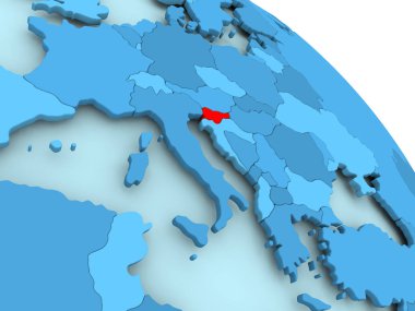 Slovenya mavi dünya üzerinde