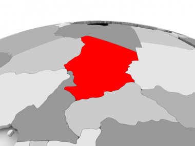 Chad gri dünya üzerinde
