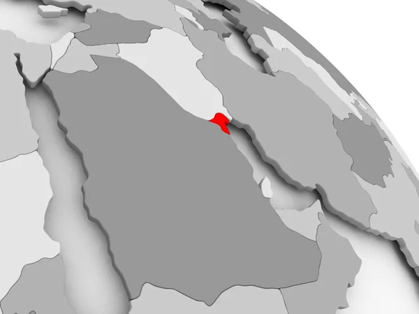 Kuveyt Haritası — Stok fotoğraf