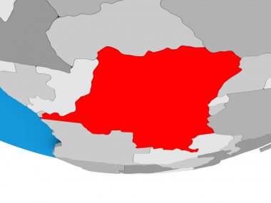 Demokratik Kongo Cumhuriyeti dünya üzerinde