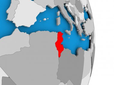 Tunus dünya üzerinde