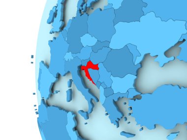 Hırvatistan Haritası