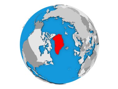 Grönland izole küre üzerinde