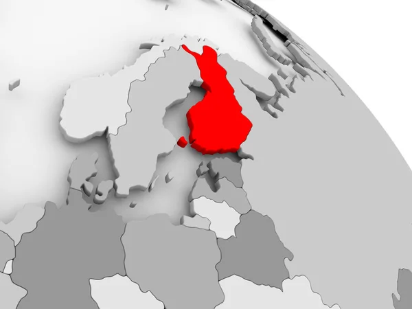 La mappa di Finlandia — Foto Stock