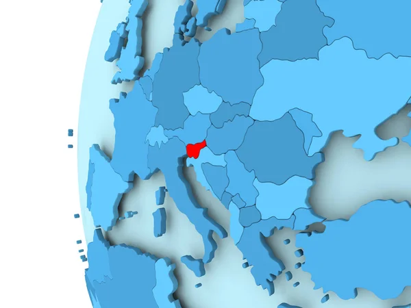 Mapa Slovinska — Stock fotografie