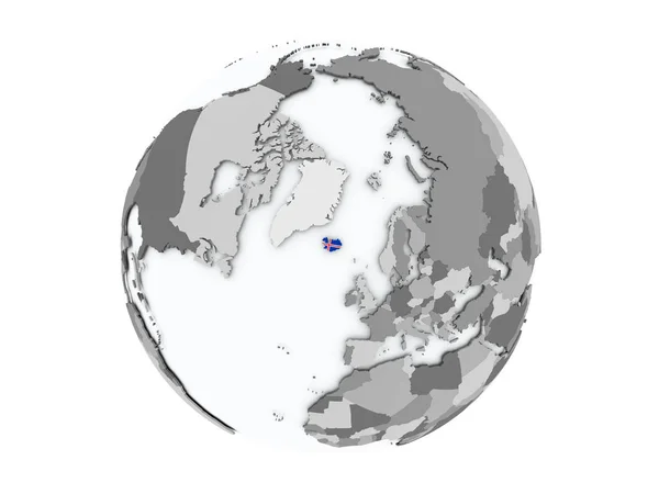 고립 된 세계에 아이슬란드 — 스톡 사진