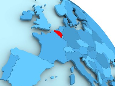 Belçika mavi dünya üzerinde