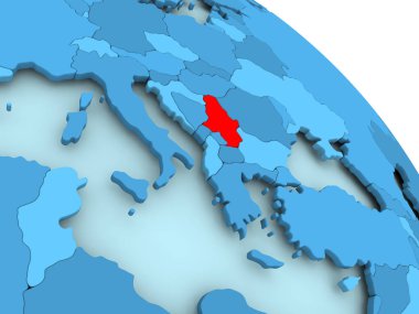 Mavi dünya üzerinde Sırbistan