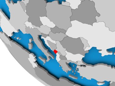 Karadağ siyasi dünya üzerinde