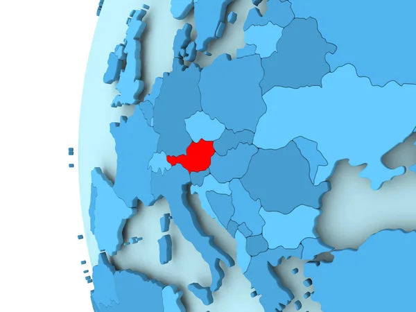 Mapa Rakouska — Stock fotografie