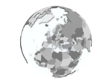 Slovenya izole küre üzerinde