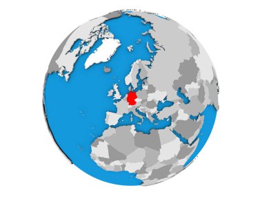 Almanya izole küre üzerinde