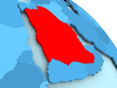 Mavi küre Suudi Arabistan