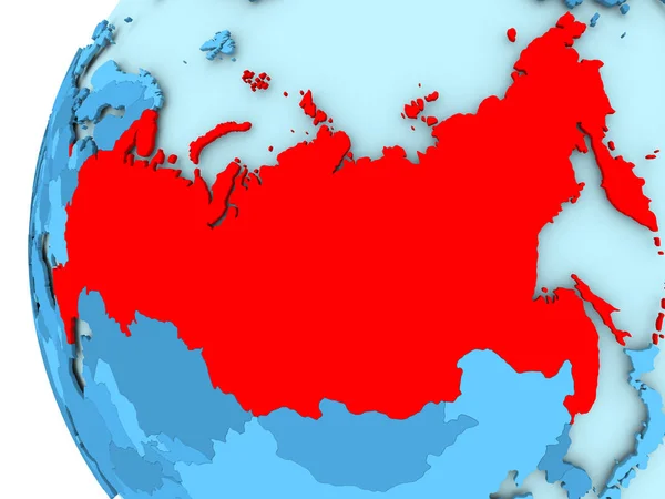 Karta över Ryssland — Stockfoto