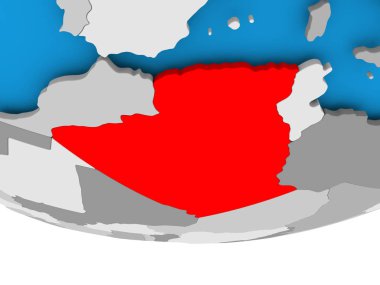 Cezayir dünya üzerinde