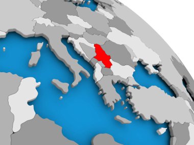 Haritada kırmızı, Sırbistan