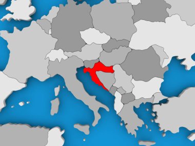 Hırvatistan Haritası
