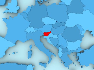 Slovenya Haritası