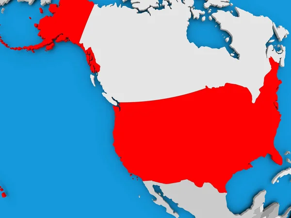 미국 지도 — 스톡 사진