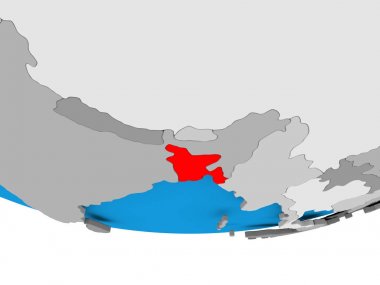 Bangladeş dünya üzerinde