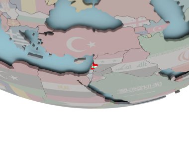 Lübnan Bayrağı dünya üzerinde