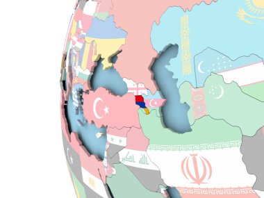 Ermenistan bayrağı siyasi dünya üzerinde