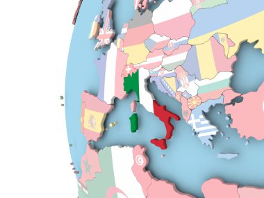 Bayrağı İtalya'nın siyasi dünya