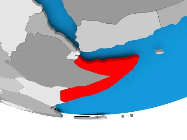 Somalia na świecie — Zdjęcie stockowe