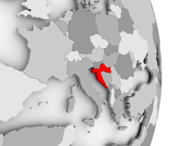 Hırvatistan gri siyasi dünya üzerinde