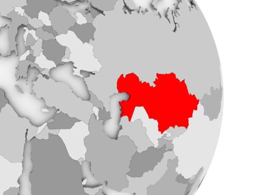 Kazakistan gri siyasi dünya üzerinde