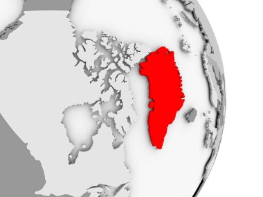 Grönland gri siyasi dünya üzerinde