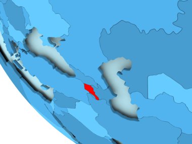 Ermenistan mavi siyasi dünya üzerinde