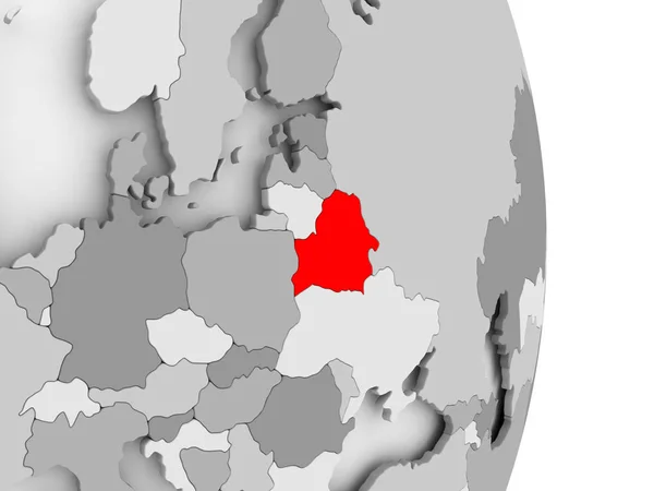 灰色の政治世界のベラルーシ — ストック写真