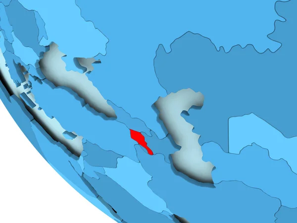 블루 정치 세계에 아르메니아 — 스톡 사진
