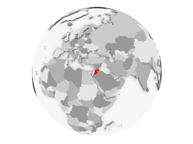Jordan gri Globe izole